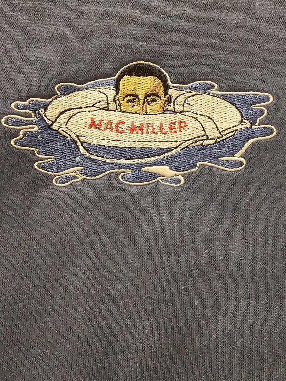 Mac Miller Gildan Blue Crewneck Sweatshirt - Picture 3 of 6